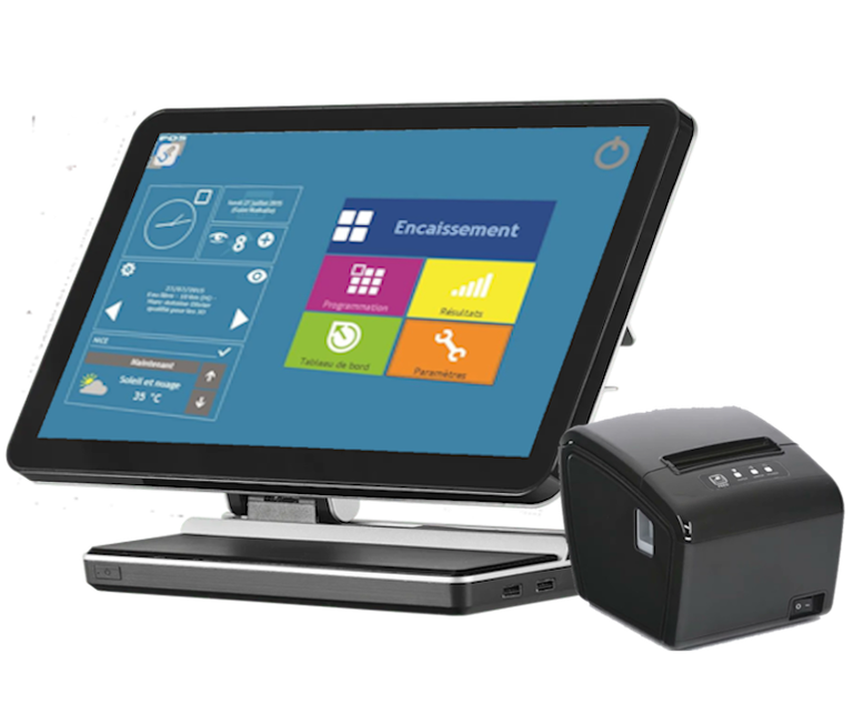 Caisse Tactile 15 Pouces 16/9 16 Go + logiciel NF JOA