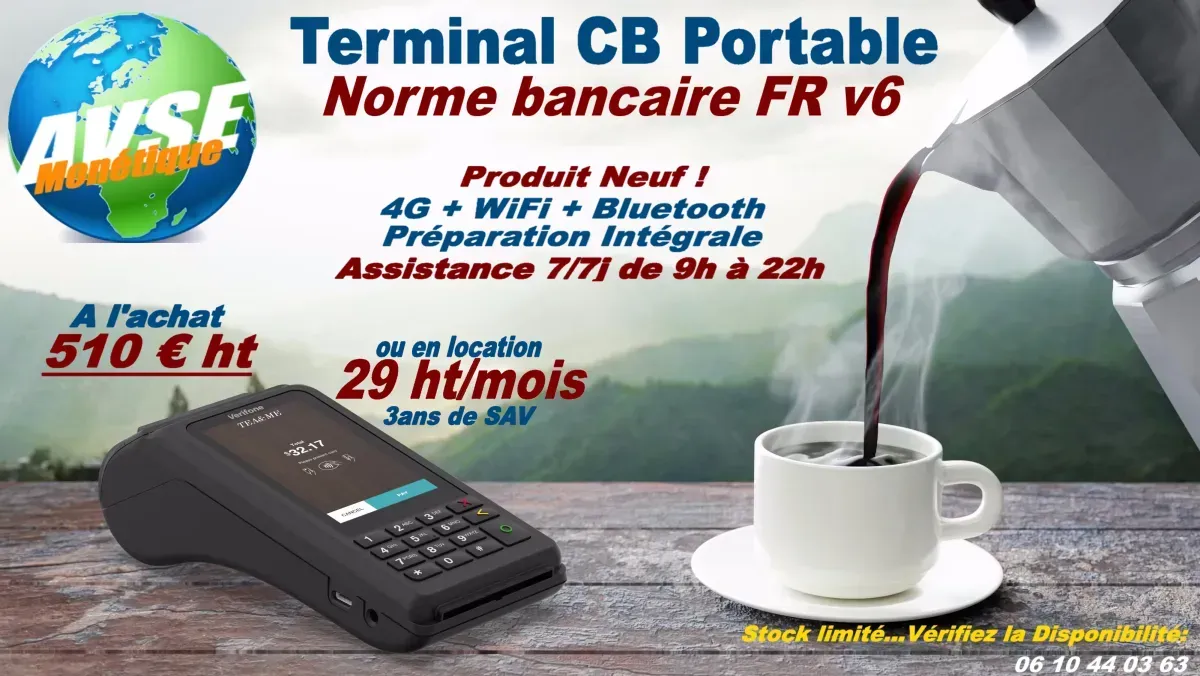 Verifone V210 — promotion AVSE